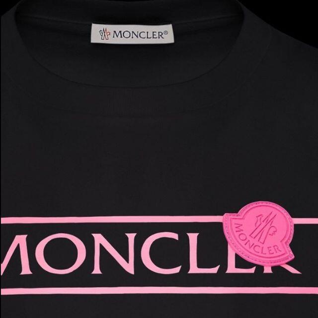 MONCLER(モンクレール)の●新品/正規品● MONCLER Kids 蛍光レタリング ロゴ Tシャツ キッズ/ベビー/マタニティのキッズ服女の子用(90cm~)(Tシャツ/カットソー)の商品写真