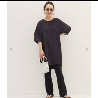 プラージュ(Plage)のPlage Organic jersey プルオーバー(カットソー(半袖/袖なし))