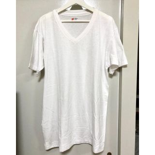 ヘインズ(Hanes)のHanes ヘインズ　Vネック Tシャツ　XL(Tシャツ/カットソー(半袖/袖なし))