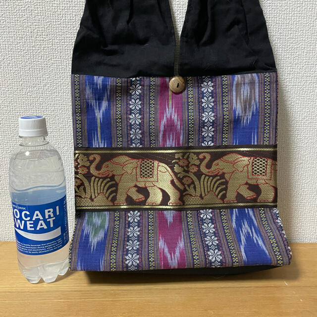 新品大特価！エスニック・アジアンバッグ(人気の象柄刺繍)マチ付で便利 レディースのバッグ(エコバッグ)の商品写真