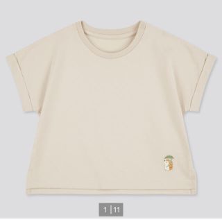 ユニクロ(UNIQLO)のエアリズム　コットン半袖Tシャツ(Ｔシャツ)