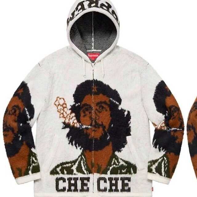 supreme che hooded zip up sweater L 白