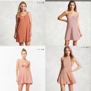 フォーエバートゥエンティーワン(FOREVER 21)の新品未使用‼️フォーエバー21  レディース ワンピース 2着セット 夏物(ミニワンピース)