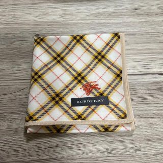 バーバリー(BURBERRY)のバーバリーハンカチイエロー(ハンカチ)