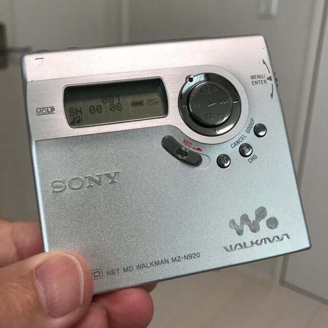 【美品DE完動品】SONY NetMD WALKMAN MZ-N920