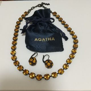 アガタ(AGATHA)の値下げしました！AGATHA ネックレス&ピアスのセット(ネックレス)