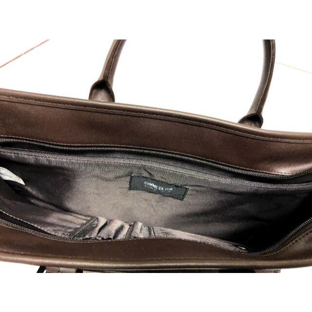 COMME CA ISM(コムサイズム)の黒バッグ　ビジネスバッグ　リクルートバッグ　コムサイズム メンズのバッグ(ビジネスバッグ)の商品写真