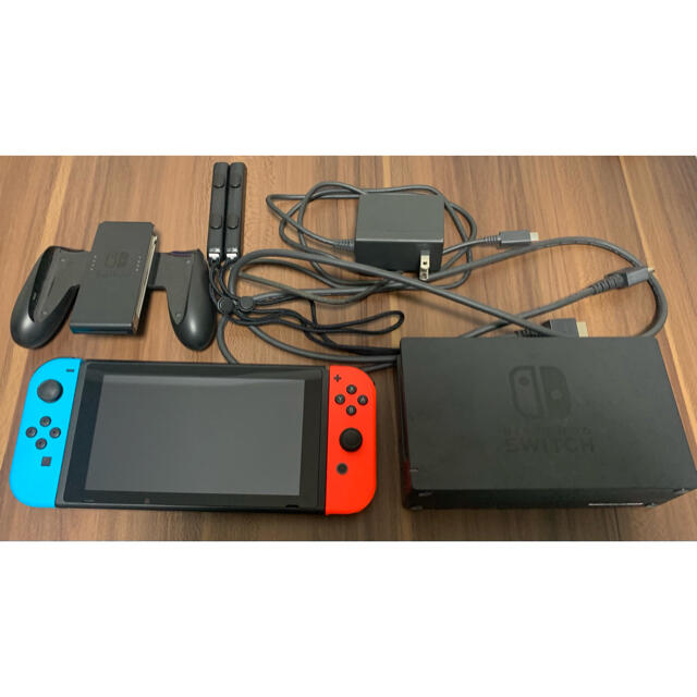 任天堂Switch本体()＊箱なし付属品ありエンタメ/ホビー