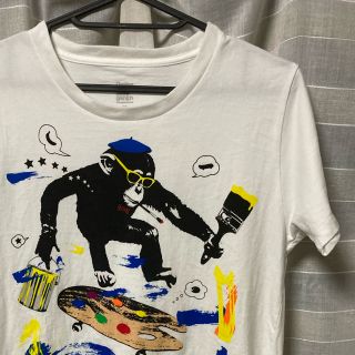 グラニフ(Design Tshirts Store graniph)のグラニフ　チンパンジー　Tシャツ(Tシャツ(半袖/袖なし))