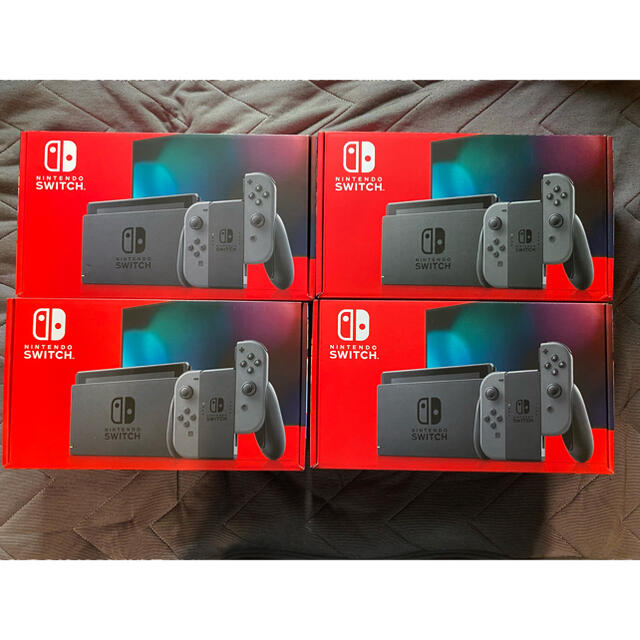 超歓迎  Nintendo Switch 即日発送　ニンテンドースイッチ　グレー　4台 - 家庭用ゲーム機本体