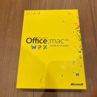 マイクロソフト(Microsoft)のMicrosoft Office mac 2011 HOME&STUDENT(PC周辺機器)