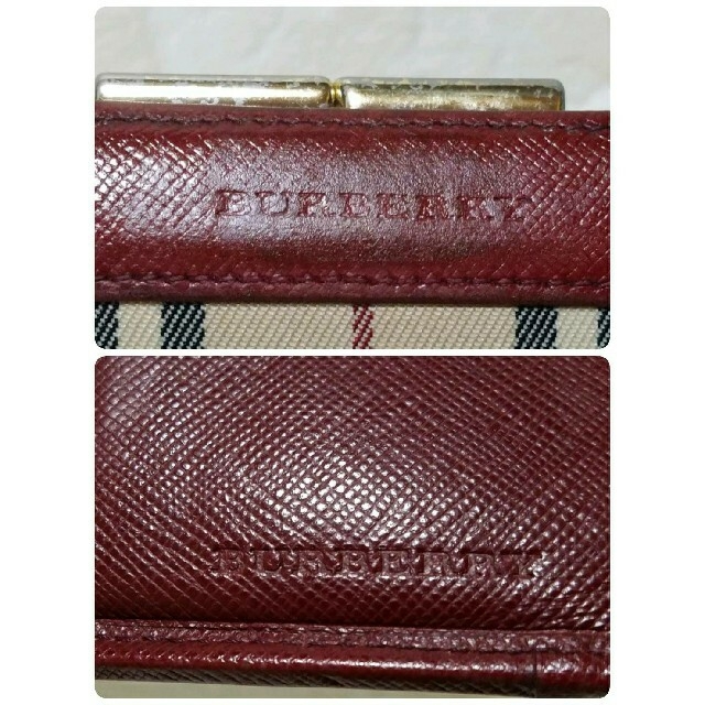 BURBERRY ノバチェック 赤の通販 by Puripuri/Shop|バーバリーなら