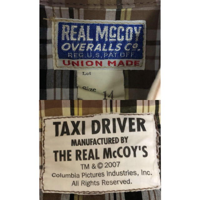 THE REAL McCOY'S - リアルマッコイズ タクシードライバー チェック