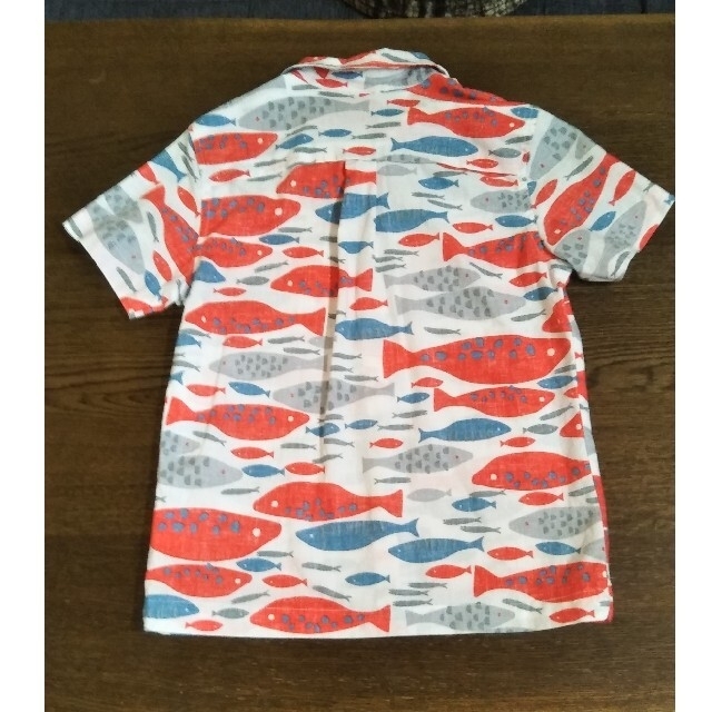 HELLY HANSEN(ヘリーハンセン)のHELLY HANSEN キッズ魚シャツ キッズ/ベビー/マタニティのキッズ服男の子用(90cm~)(Tシャツ/カットソー)の商品写真