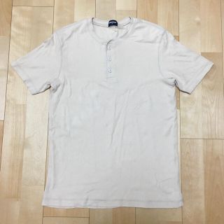 ユニクロ(UNIQLO)のUNIQLO メンズ Tシャツ ベージュ(Tシャツ/カットソー(半袖/袖なし))