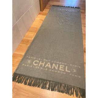 シャネル(CHANEL)のシャネル 31 RUE CAMBON カシミヤ ストール大判COCO  (ストール/パシュミナ)