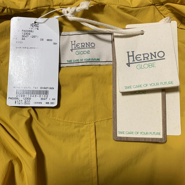 新品未使用 HERNO / GLOBE ナイロン モッズコート44