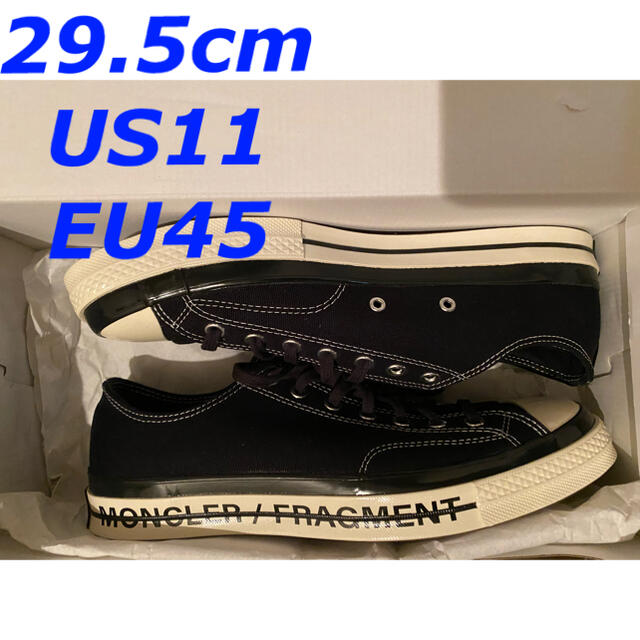 moncler fragment design converse ct70ブラックBLACK黒購入先