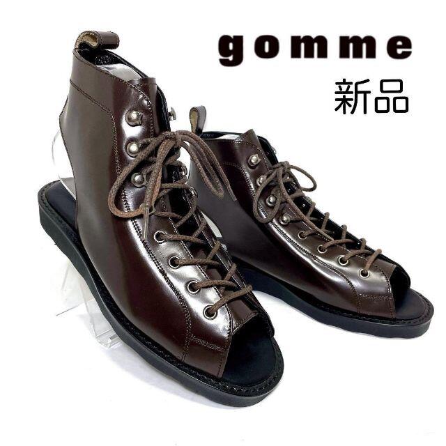 gomme - 新品 gomme ゴム Lサイズ ブーツサンダル レースアップ ダーク ...