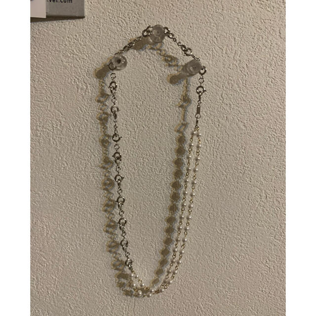 JOHN LAWRENCE SULLIVAN(ジョンローレンスサリバン)のパールチェーンネックレス　pearl  necklace  メンズのアクセサリー(ネックレス)の商品写真