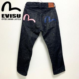 EVIS 90s No2 2501 W29 鯛釣り革パッチ 旧エヴィス ダメージ