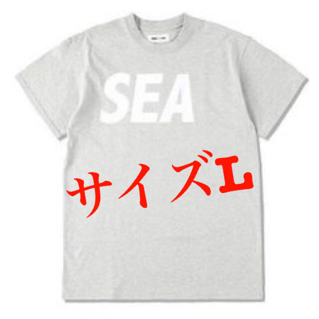 【新品未使用】ウィンダンシー tシャツ グレー × ホワイト サイズL