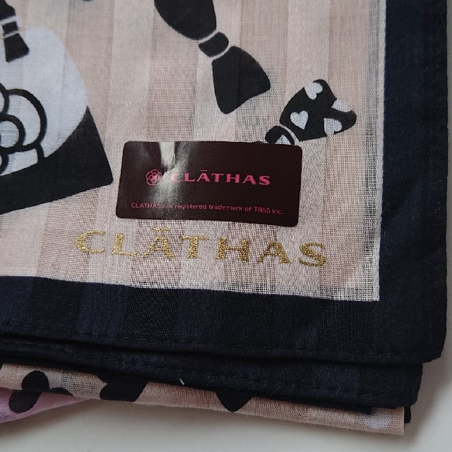 CLATHAS(クレイサス)のクレイサス ハンカチ、タオルハンカチ 計３枚セット 新品未使用 レディースのファッション小物(ハンカチ)の商品写真