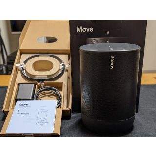 無地・新色登場! 【新品未開封】MOVE1JP1 BLK Sonos Move スマート