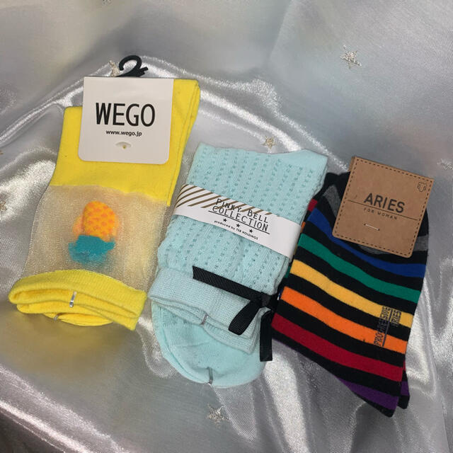 WEGO(ウィゴー)のWEGO などの靴下 セット レディースのレッグウェア(ソックス)の商品写真