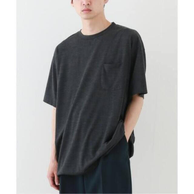 COMOLI(コモリ)のCOMOLI WISM 別注 21SS ウール天竺半袖クルー グレー メンズのトップス(Tシャツ/カットソー(半袖/袖なし))の商品写真