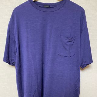 COMOLI WISM 別注 21SS ウール天竺半袖クルー グレー