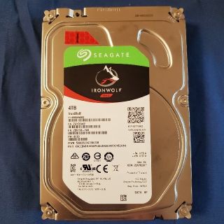 SEAGATE  ST4000VN008 IronWolf 4TB NAS用x2(PCパーツ)