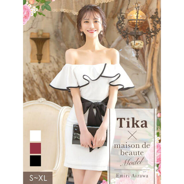 [新品]TIKA ミニドレス レディースのフォーマル/ドレス(ミニドレス)の商品写真