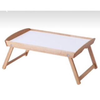イケア(IKEA)のIKEA ベッドトレイ　机　ジューラ(折たたみテーブル)