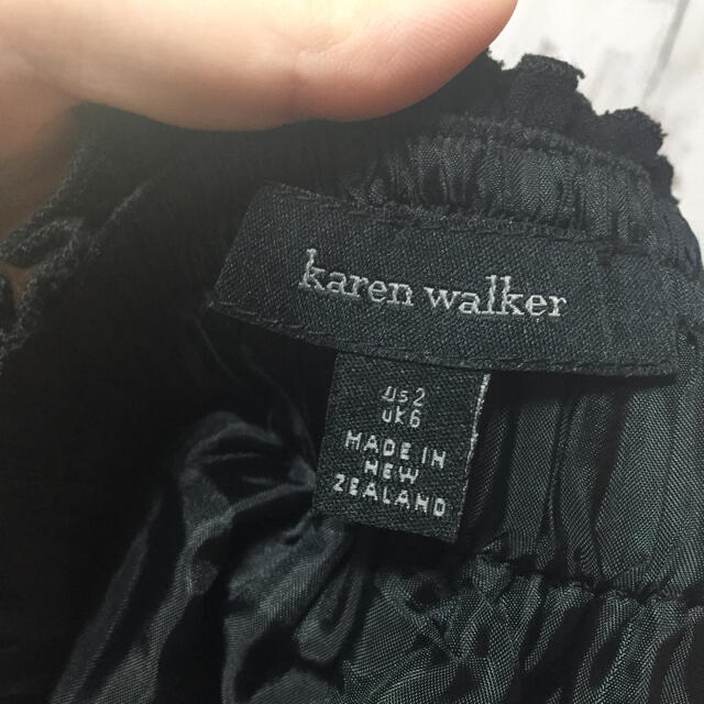 KAREN WALKER(カレンウォーカー)のkaren walker♡ブラックスカート レディースのスカート(ミニスカート)の商品写真