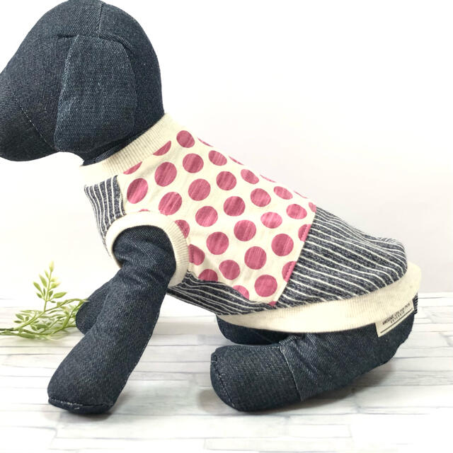 オーダーまるまるカラーのタンクトップ犬服の通販 by amyflower|ラクマ NEWお得