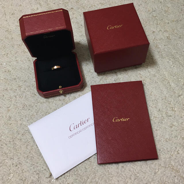 Cartier - 2020年12月購入♡カルティエ　ミニラブリング ♡ pg ピンクゴールド ７号