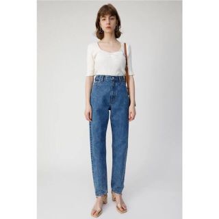 マウジー(moussy)のMOUSSY  HW CHEMICAL WASH TAPERED 23(デニム/ジーンズ)