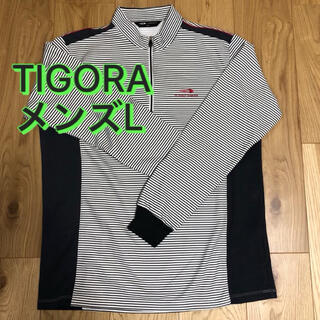 ティゴラ(TIGORA)のTIGORA⭐️長袖ポロシャツ⭐️ゴルフウェア⭐️【メンズL】(ポロシャツ)