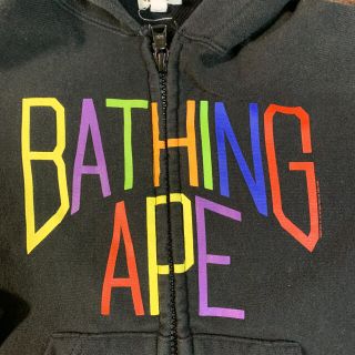 アベイシングエイプ(A BATHING APE)の【古着】 日本製 A BATHING APE スウェット パーカー 110(ジャケット/上着)