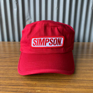 シンプソン(SIMPSON)の新品 送料無料 SIMPSON シンプソン ワークキャップ CAP RED(キャップ)