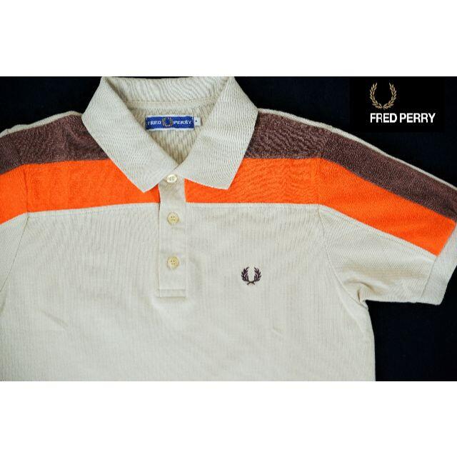 FRED PERRY　鹿の子ポロシャツ