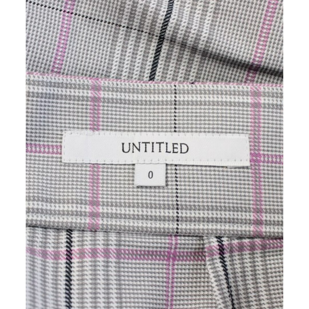 UNTITLED(アンタイトル)のUNTITLED クロップドパンツ 0(XS位) 【古着】【中古】 レディースのパンツ(クロップドパンツ)の商品写真