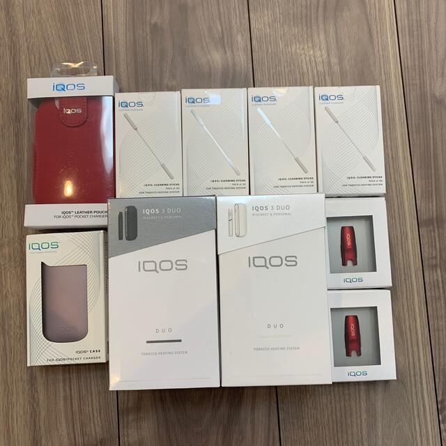 IQOS3 duo 2個セット　ホワイト&グレーファッション小物