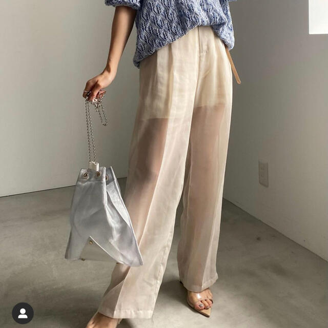 MEDI REFINDED SHEER PANTS