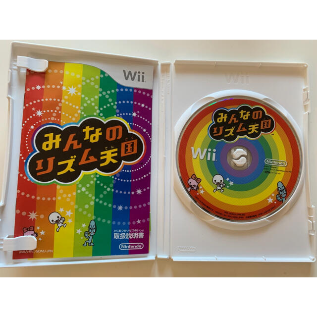 Wii(ウィー)のWii ソフト　みんなのリズム天国 エンタメ/ホビーのゲームソフト/ゲーム機本体(家庭用ゲームソフト)の商品写真