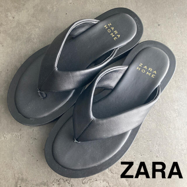 ZARA  サンダル　36  羊革