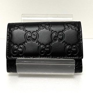 グッチ(GUCCI)のグッチ キーケース美品  シマライン 138093(キーケース)