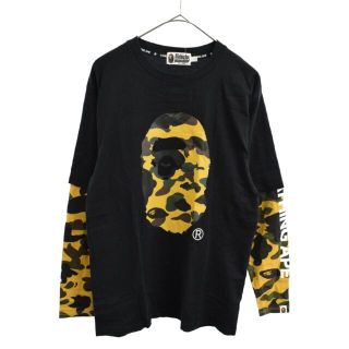 アベイシングエイプ(A BATHING APE)のA BATHING APE アベイシングエイプ 長袖Tシャツ(Tシャツ/カットソー(七分/長袖))