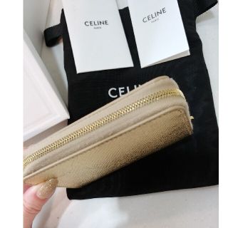 CELINE　コンパクトジップウォレット　財布　ゴールド　本物です